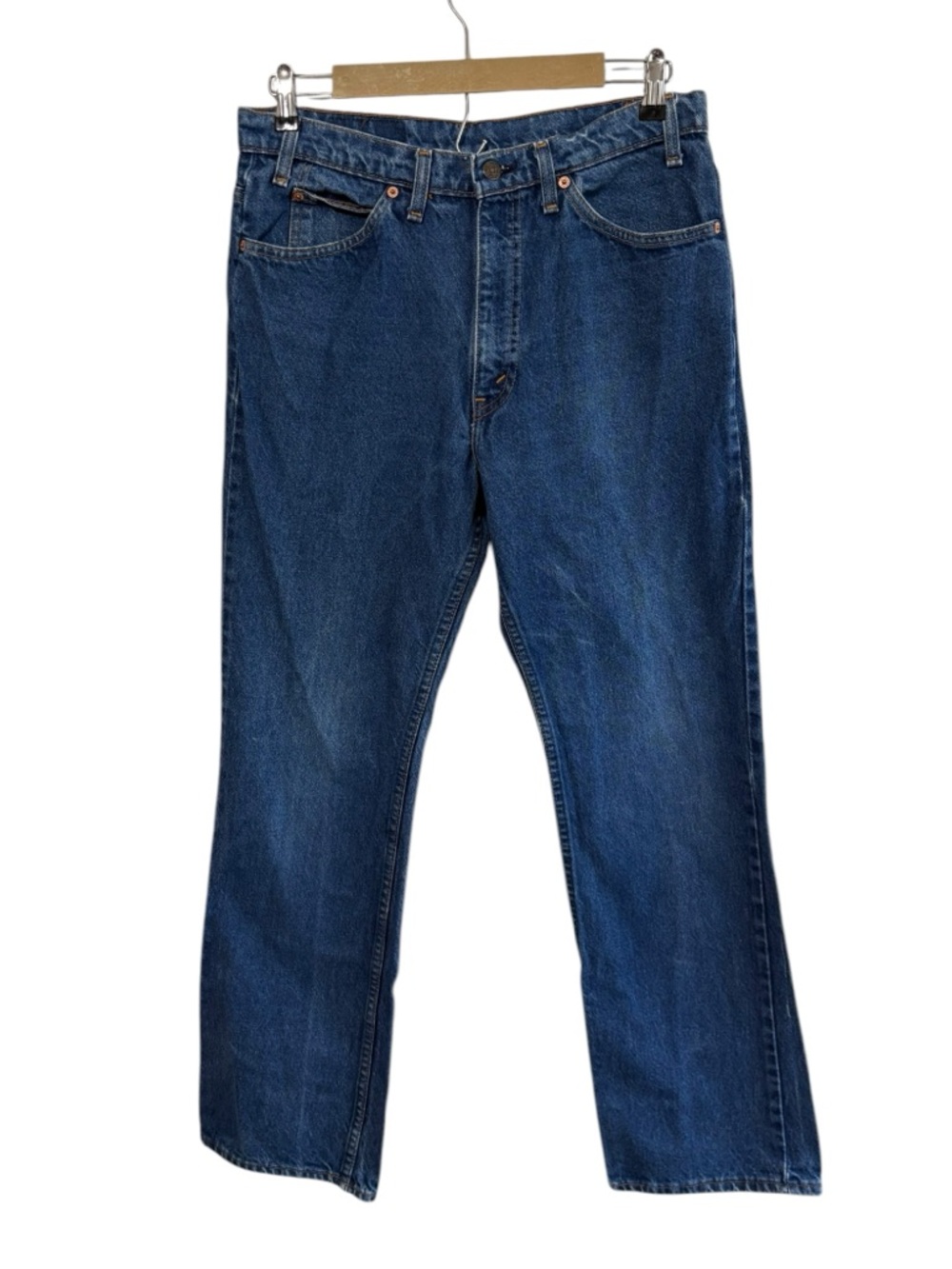 Vintage Orange Tab Levi’s 517 Dark Wash Denim Straight Leg Western Jeans